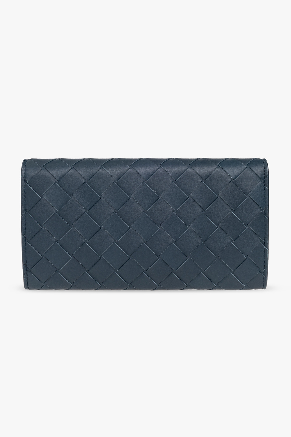 Bottega veneta outlet navy wallet